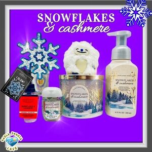 BBW ❄️ Snowflakes & Cashmere ❄️ 6 pc gift set